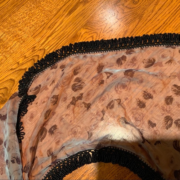 BEADED IRIDESCENT LONG SCRAF - Picture 10 of 10